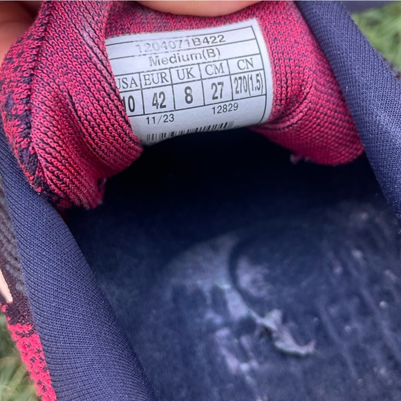 Brooks Ghost 16 Women’s Size 10B Wide Running Shoes Peacoat/Raspberry/Apricot - Picture 8 of 8